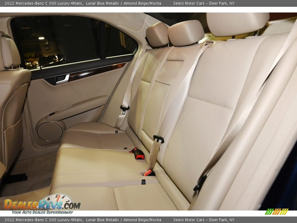 2012 Mercedes-Benz C 300 Luxury 4Matic Lunar Blue Metallic / Almond Beige/Mocha Photo #14