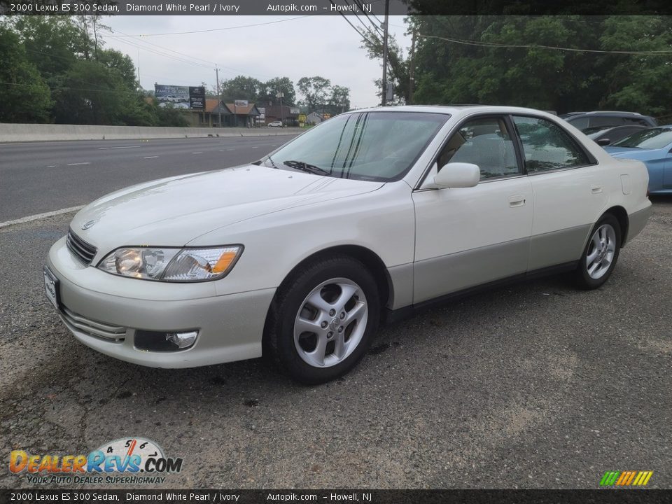 2000 Lexus ES 300 Sedan Diamond White Pearl / Ivory Photo #6