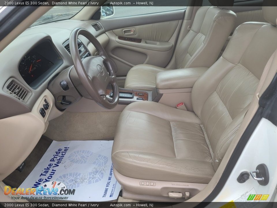 2000 Lexus ES 300 Sedan Diamond White Pearl / Ivory Photo #8