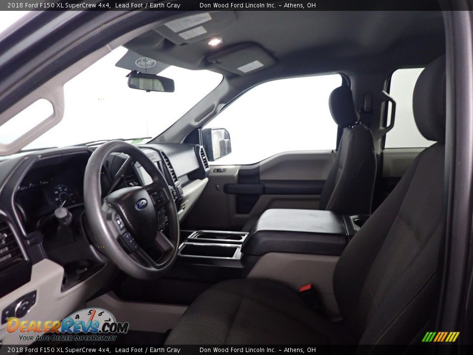 2018 Ford F150 XL SuperCrew 4x4 Lead Foot / Earth Gray Photo #22
