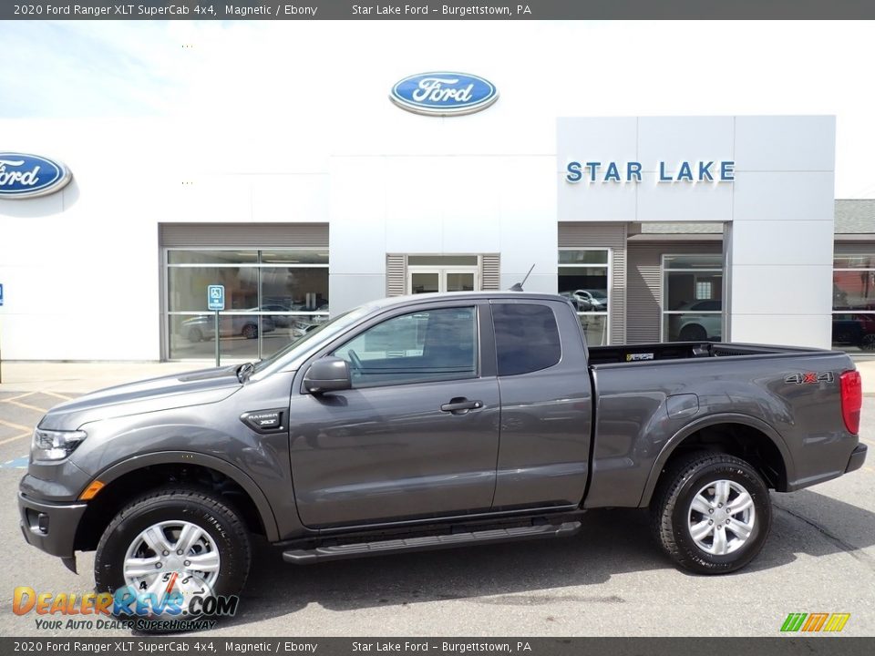 2020 Ford Ranger XLT SuperCab 4x4 Magnetic / Ebony Photo #1