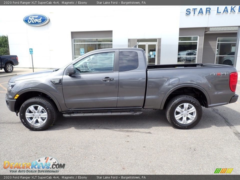 2020 Ford Ranger XLT SuperCab 4x4 Magnetic / Ebony Photo #2