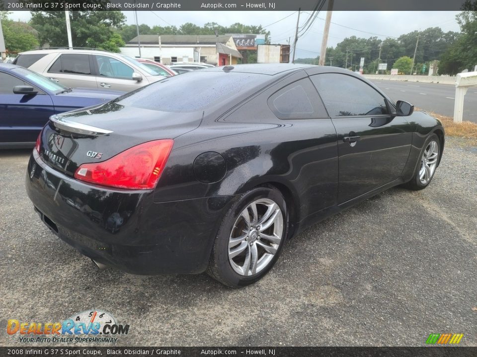 2008 Infiniti G 37 S Sport Coupe Black Obsidian / Graphite Photo #3