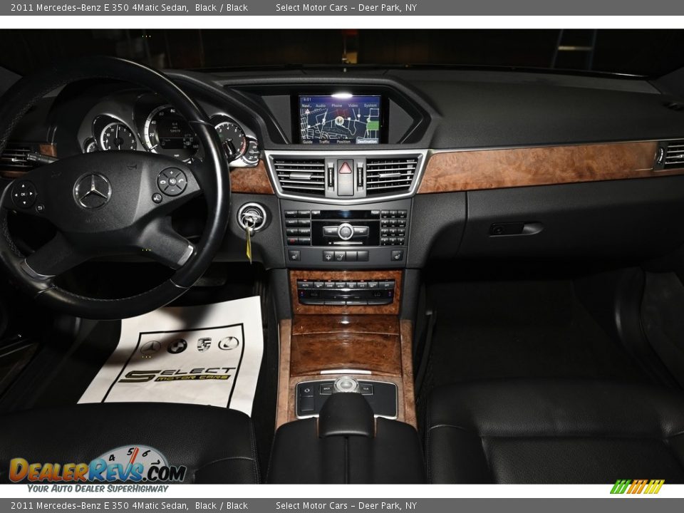 2011 Mercedes-Benz E 350 4Matic Sedan Black / Black Photo #15