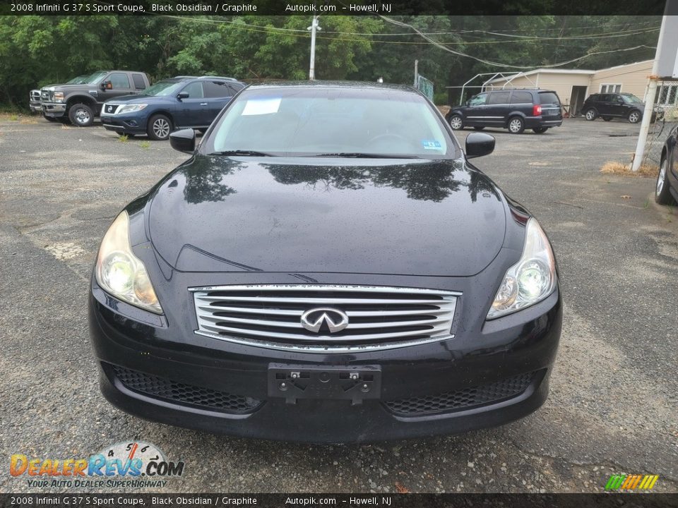 2008 Infiniti G 37 S Sport Coupe Black Obsidian / Graphite Photo #7