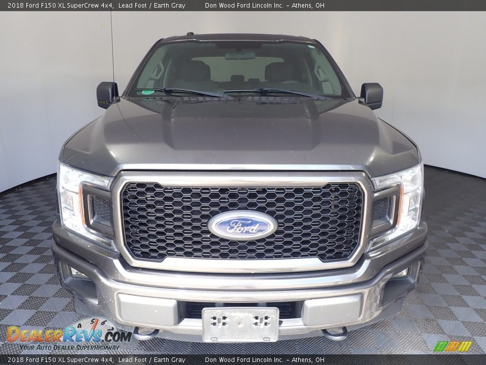 2018 Ford F150 XL SuperCrew 4x4 Lead Foot / Earth Gray Photo #31