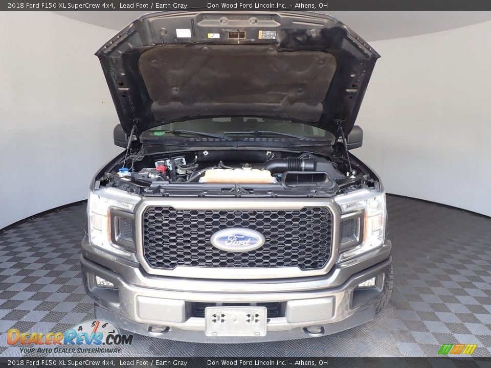 2018 Ford F150 XL SuperCrew 4x4 Lead Foot / Earth Gray Photo #32