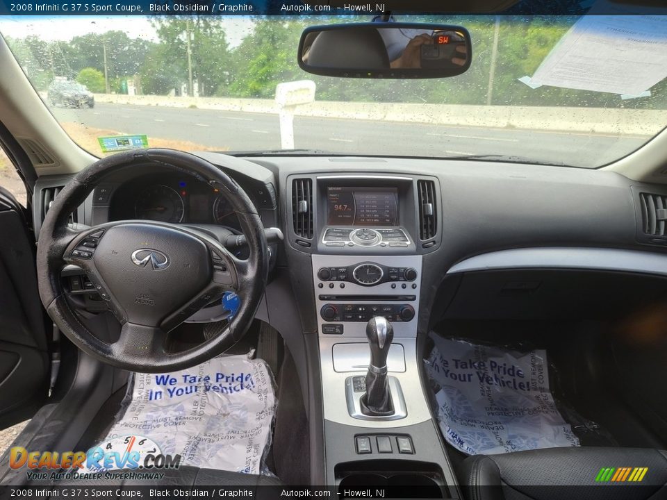 2008 Infiniti G 37 S Sport Coupe Black Obsidian / Graphite Photo #10
