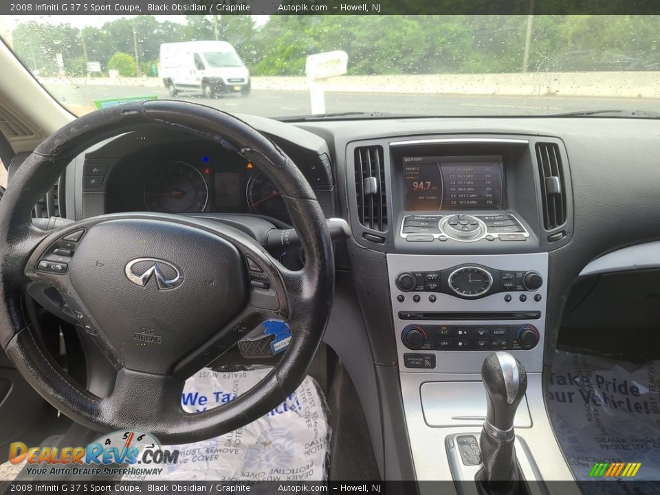 2008 Infiniti G 37 S Sport Coupe Black Obsidian / Graphite Photo #11
