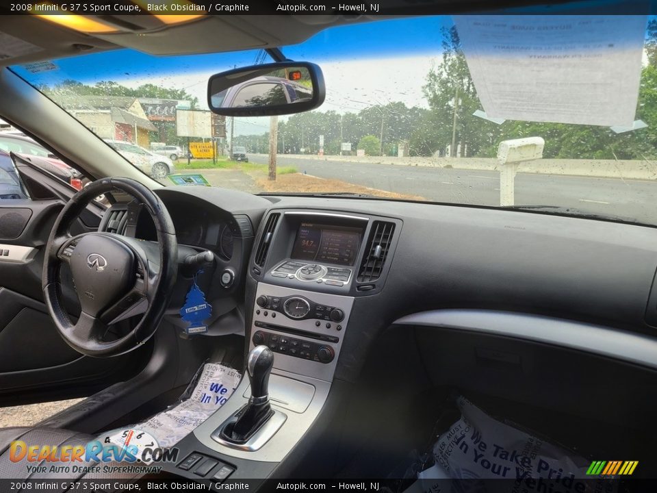 2008 Infiniti G 37 S Sport Coupe Black Obsidian / Graphite Photo #12