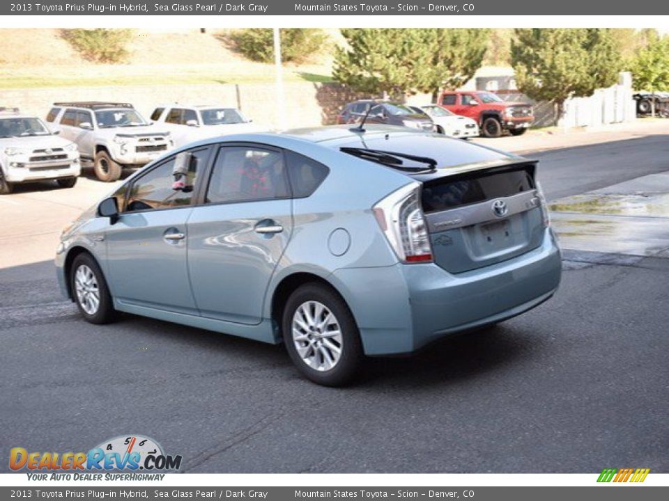 2013 Toyota Prius Plug-in Hybrid Sea Glass Pearl / Dark Gray Photo #3