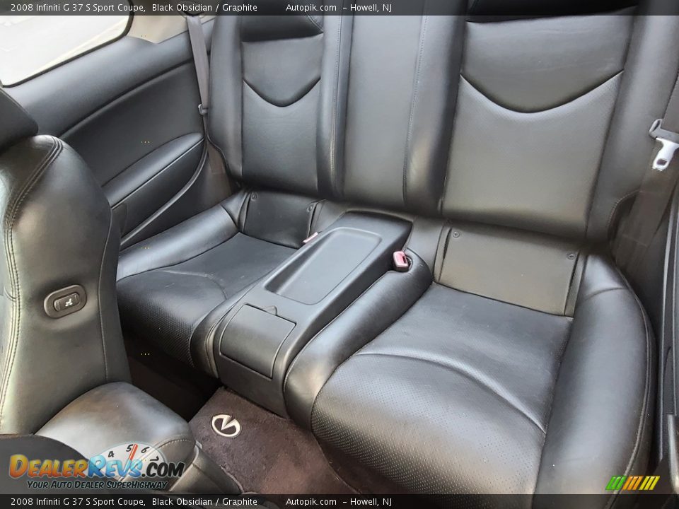 2008 Infiniti G 37 S Sport Coupe Black Obsidian / Graphite Photo #14