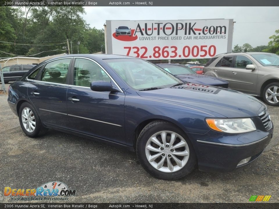 2006 Hyundai Azera SE Venetian Blue Metallic / Beige Photo #1
