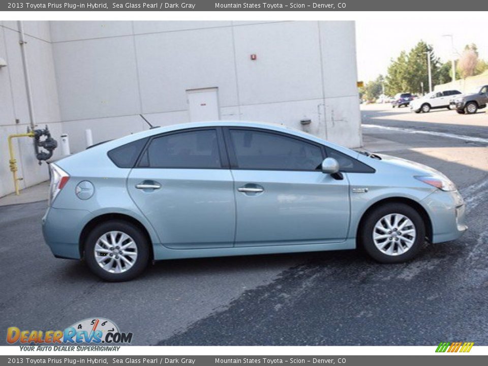 2013 Toyota Prius Plug-in Hybrid Sea Glass Pearl / Dark Gray Photo #6