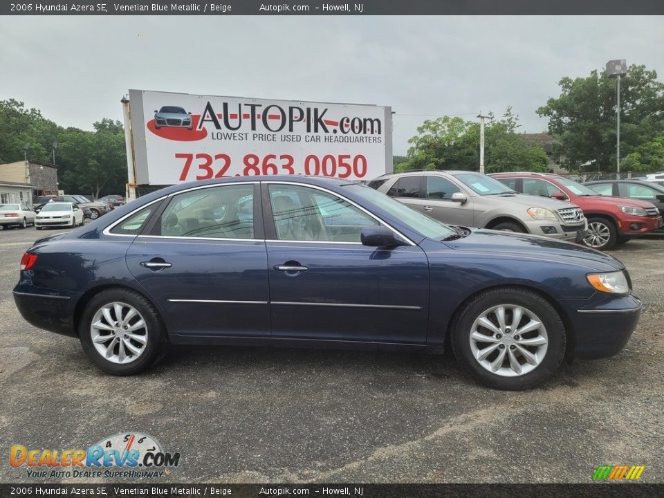 2006 Hyundai Azera SE Venetian Blue Metallic / Beige Photo #2