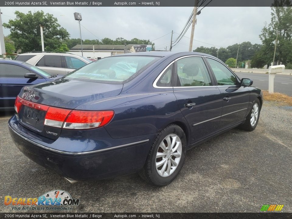 2006 Hyundai Azera SE Venetian Blue Metallic / Beige Photo #3