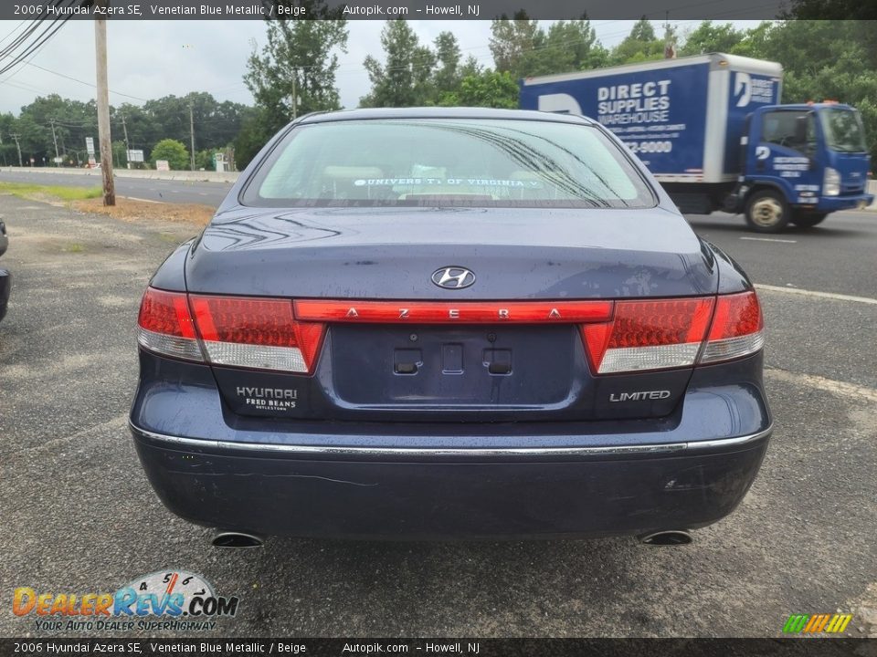 2006 Hyundai Azera SE Venetian Blue Metallic / Beige Photo #4