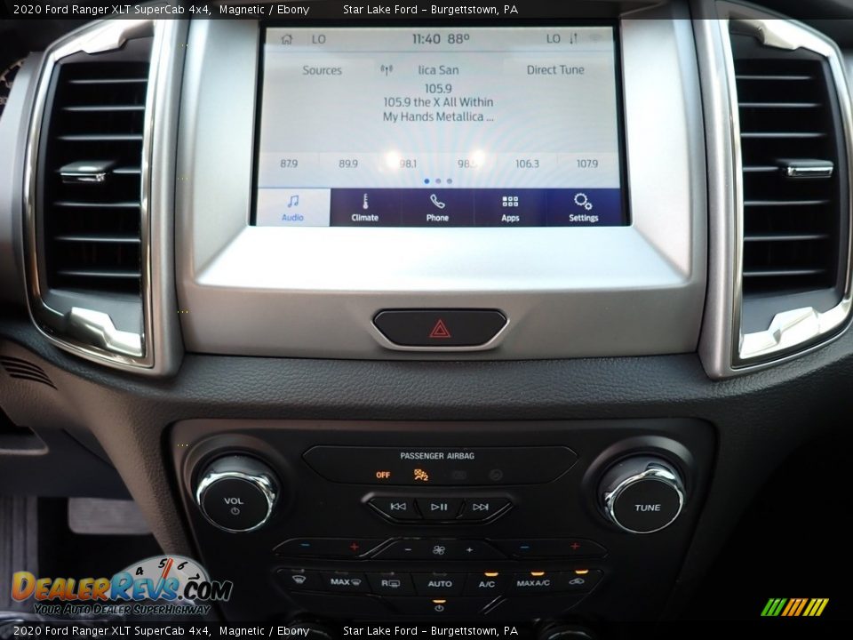 2020 Ford Ranger XLT SuperCab 4x4 Magnetic / Ebony Photo #19