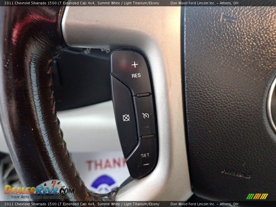 2011 Chevrolet Silverado 1500 LT Extended Cab 4x4 Summit White / Light Titanium/Ebony Photo #10