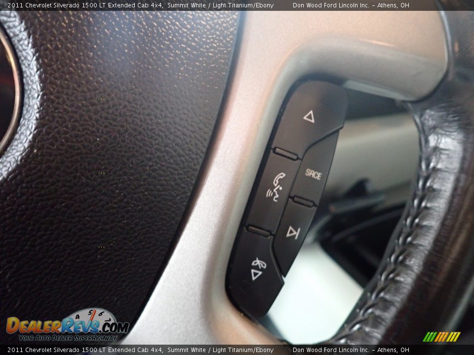 2011 Chevrolet Silverado 1500 LT Extended Cab 4x4 Summit White / Light Titanium/Ebony Photo #11