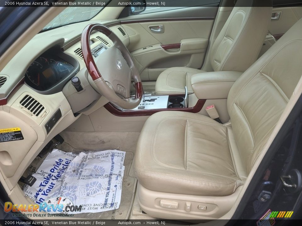 2006 Hyundai Azera SE Venetian Blue Metallic / Beige Photo #8