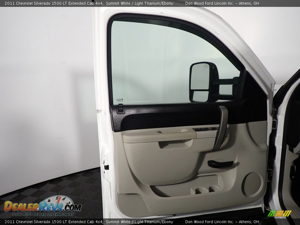2011 Chevrolet Silverado 1500 LT Extended Cab 4x4 Summit White / Light Titanium/Ebony Photo #14