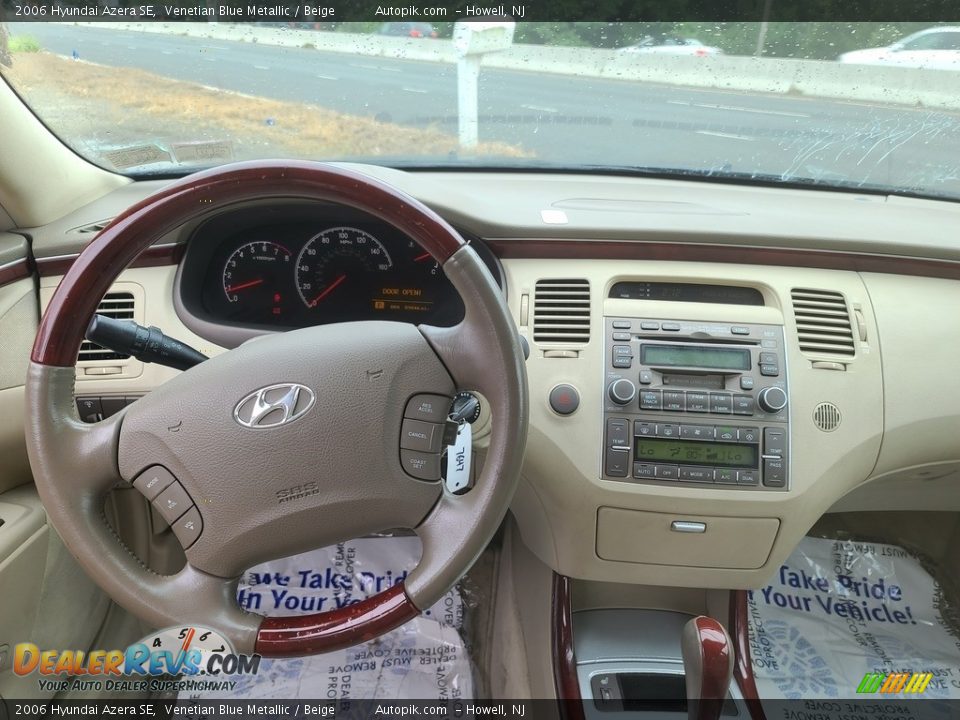 2006 Hyundai Azera SE Venetian Blue Metallic / Beige Photo #11