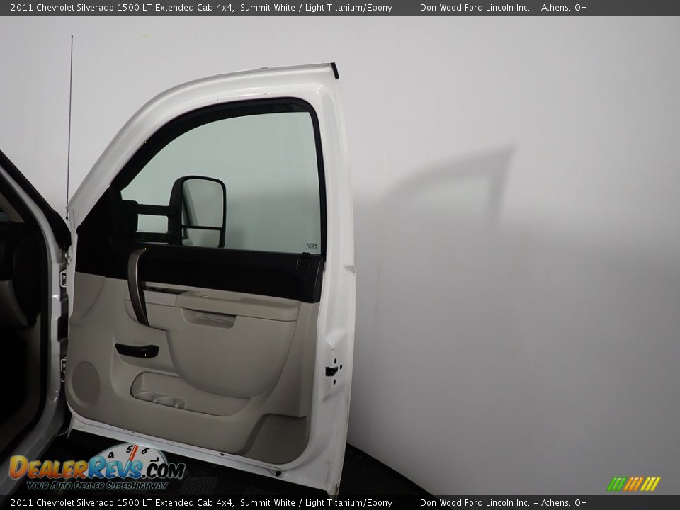 2011 Chevrolet Silverado 1500 LT Extended Cab 4x4 Summit White / Light Titanium/Ebony Photo #17