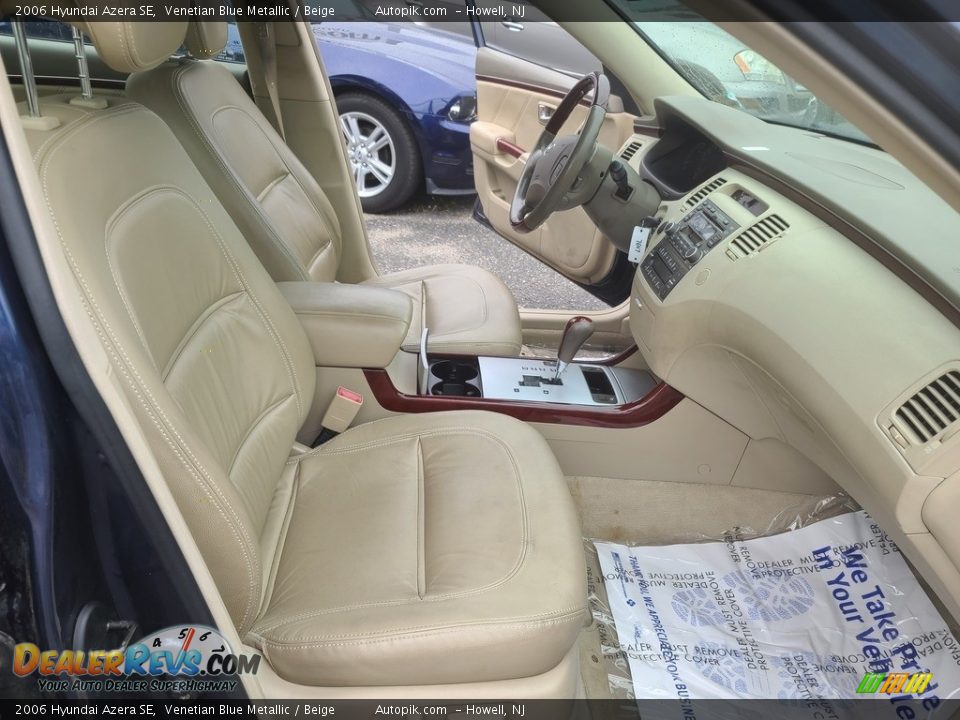 2006 Hyundai Azera SE Venetian Blue Metallic / Beige Photo #13