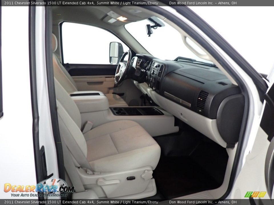 2011 Chevrolet Silverado 1500 LT Extended Cab 4x4 Summit White / Light Titanium/Ebony Photo #18