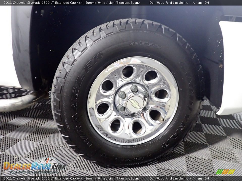 2011 Chevrolet Silverado 1500 LT Extended Cab 4x4 Summit White / Light Titanium/Ebony Photo #26