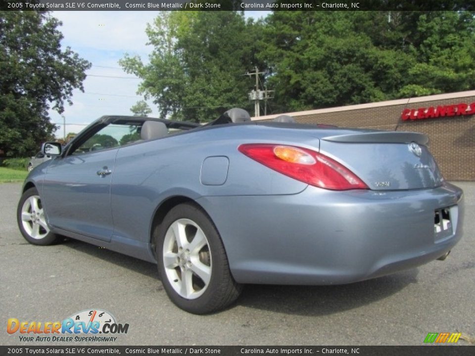 Cosmic Blue Metallic 2005 Toyota Solara SLE V6 Convertible Photo #8
