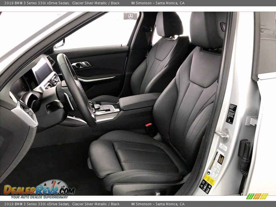 Black Interior - 2019 BMW 3 Series 330i xDrive Sedan Photo #14
