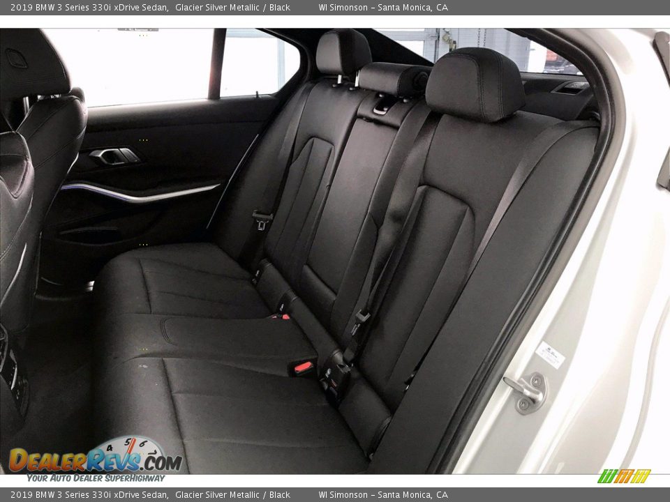 Rear Seat of 2019 BMW 3 Series 330i xDrive Sedan Photo #15