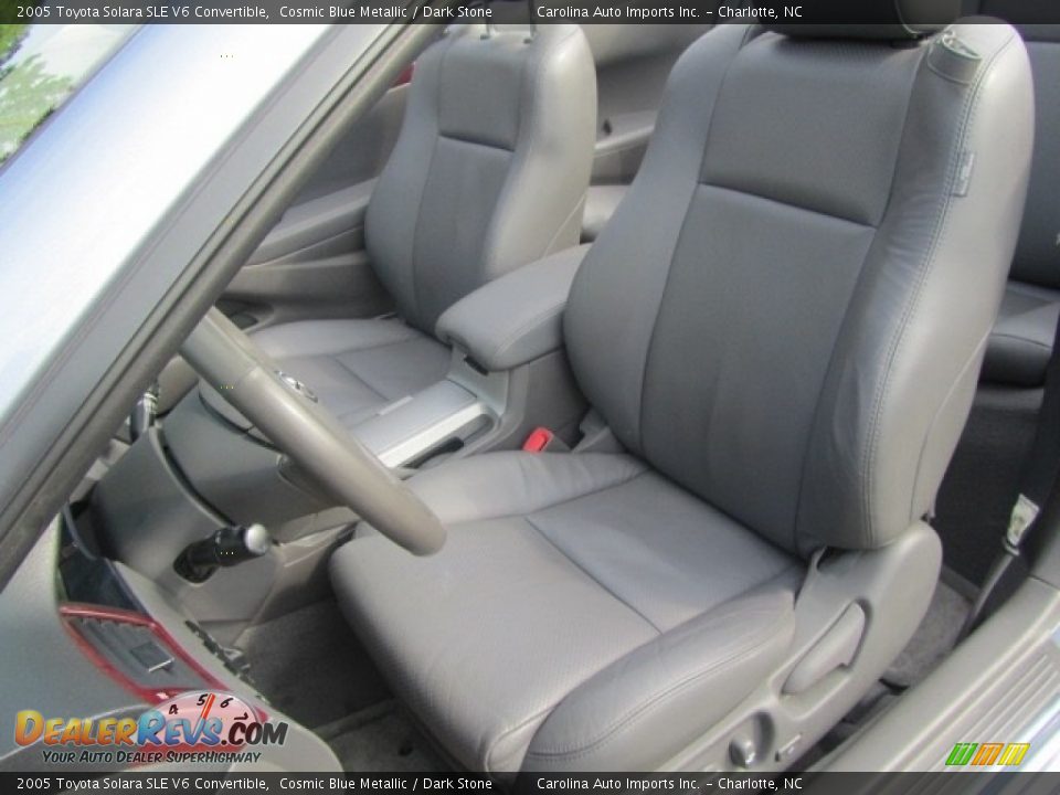 Front Seat of 2005 Toyota Solara SLE V6 Convertible Photo #20