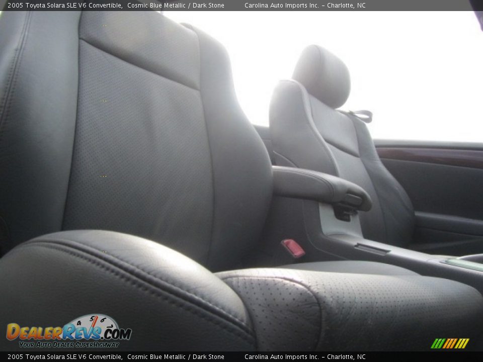 2005 Toyota Solara SLE V6 Convertible Cosmic Blue Metallic / Dark Stone Photo #24