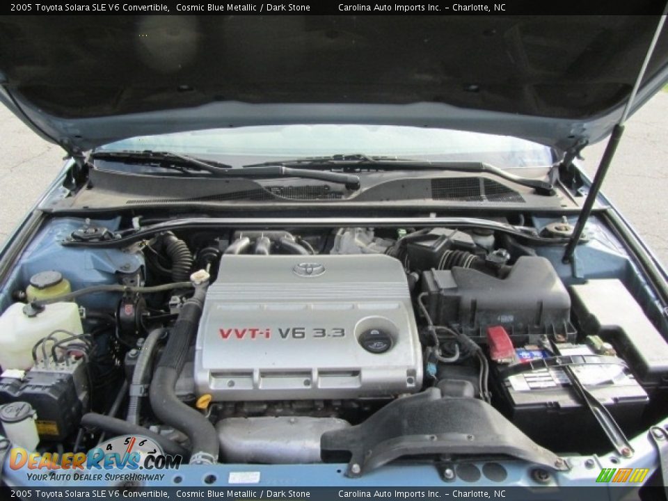 2005 Toyota Solara SLE V6 Convertible 3.3 Liter DOHC 24-Valve V6 Engine Photo #25