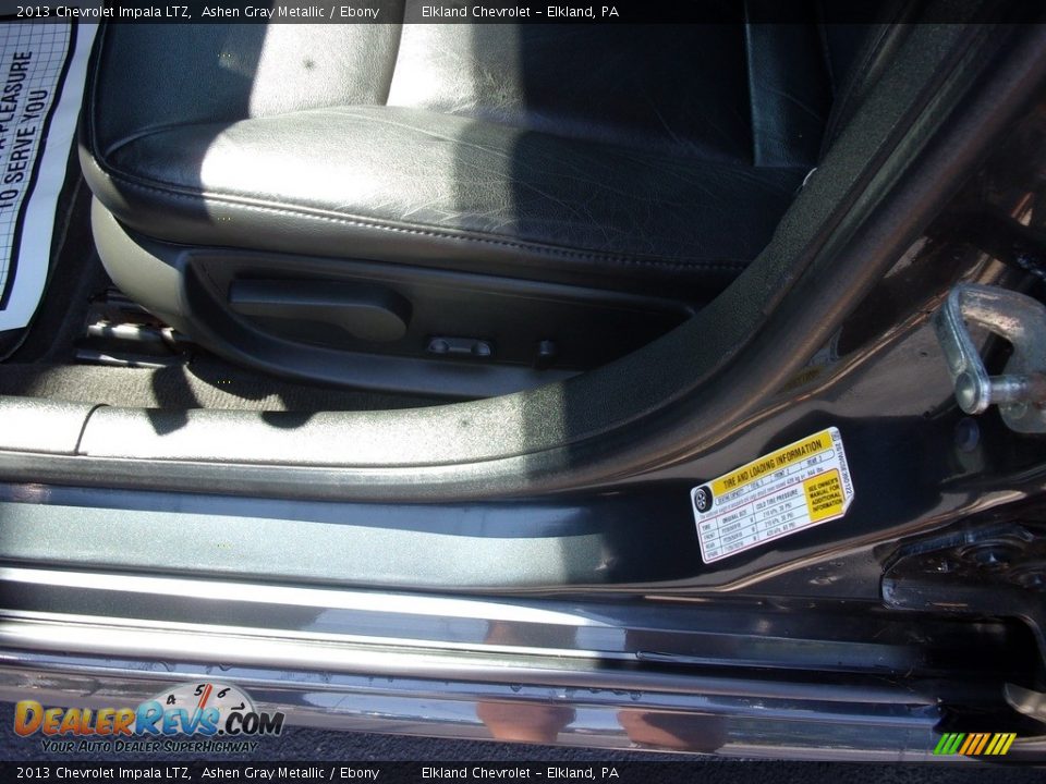 2013 Chevrolet Impala LTZ Ashen Gray Metallic / Ebony Photo #10