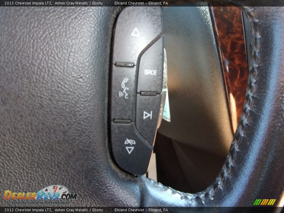 2013 Chevrolet Impala LTZ Ashen Gray Metallic / Ebony Photo #14