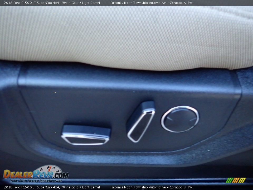 2018 Ford F150 XLT SuperCab 4x4 White Gold / Light Camel Photo #20