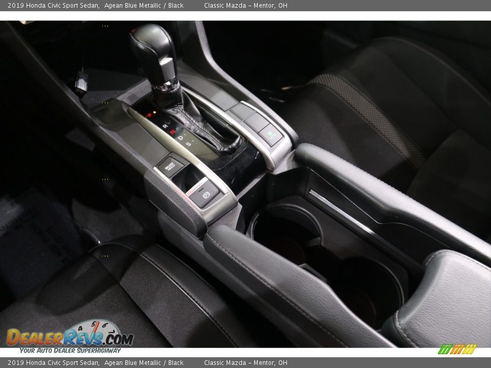 2019 Honda Civic Sport Sedan Agean Blue Metallic / Black Photo #15