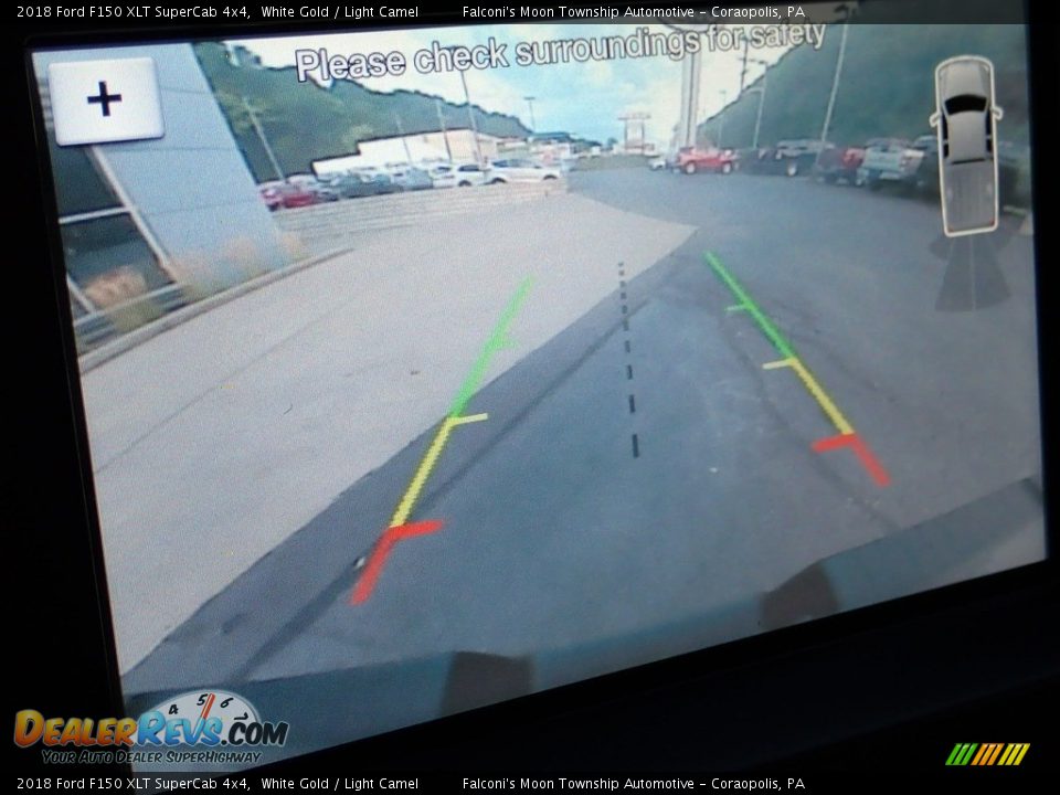 2018 Ford F150 XLT SuperCab 4x4 White Gold / Light Camel Photo #25