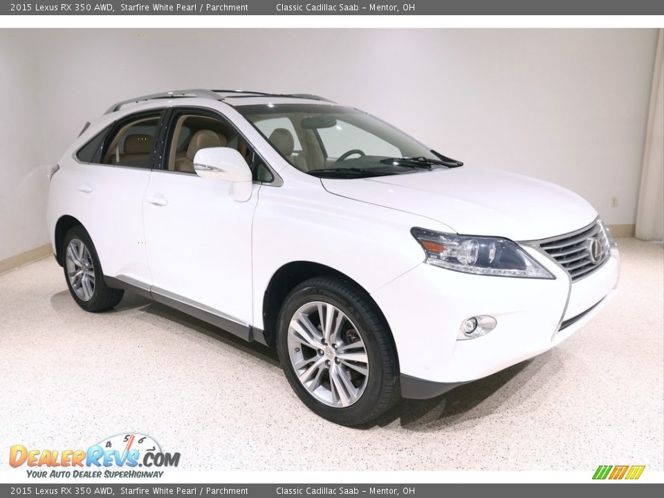 2015 Lexus RX 350 AWD Starfire White Pearl / Parchment Photo #1