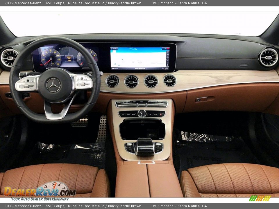 2019 Mercedes-Benz E 450 Coupe Rubellite Red Metallic / Black/Saddle Brown Photo #17