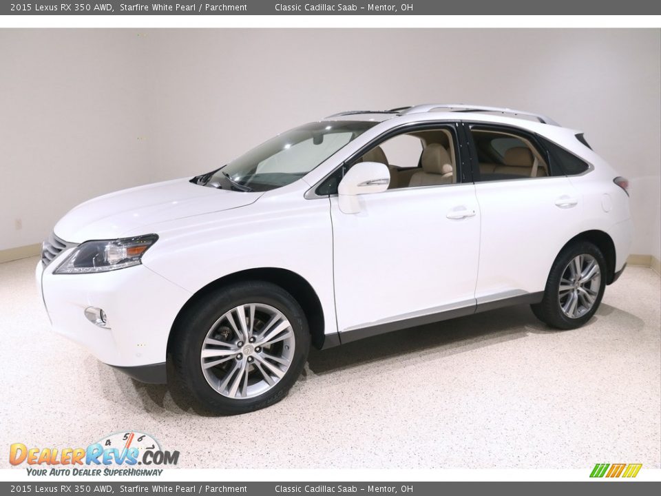 2015 Lexus RX 350 AWD Starfire White Pearl / Parchment Photo #3