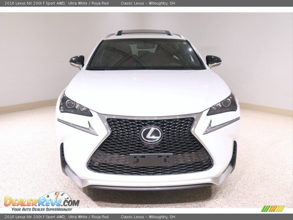 2016 Lexus NX 200t F Sport AWD Ultra White / Rioja Red Photo #2