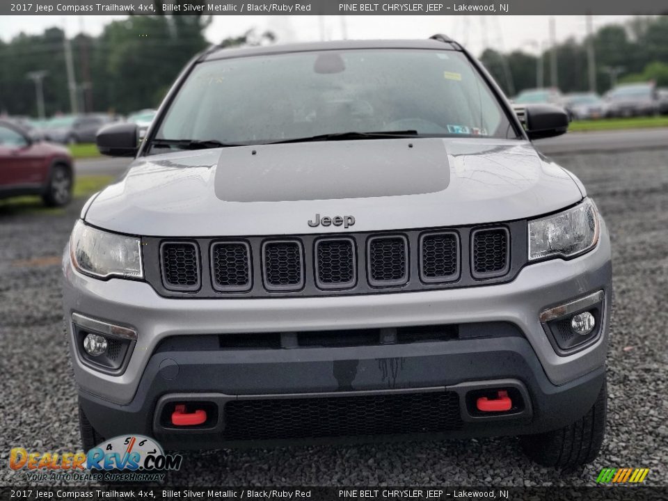 Billet Silver Metallic 2017 Jeep Compass Trailhawk 4x4 Photo #2