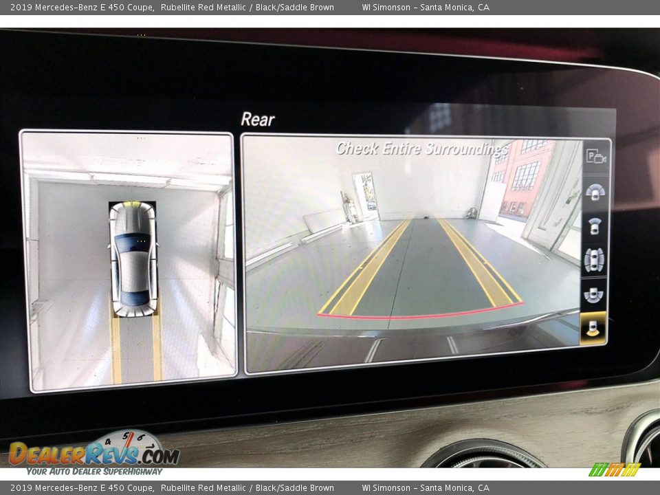 2019 Mercedes-Benz E 450 Coupe Rubellite Red Metallic / Black/Saddle Brown Photo #21