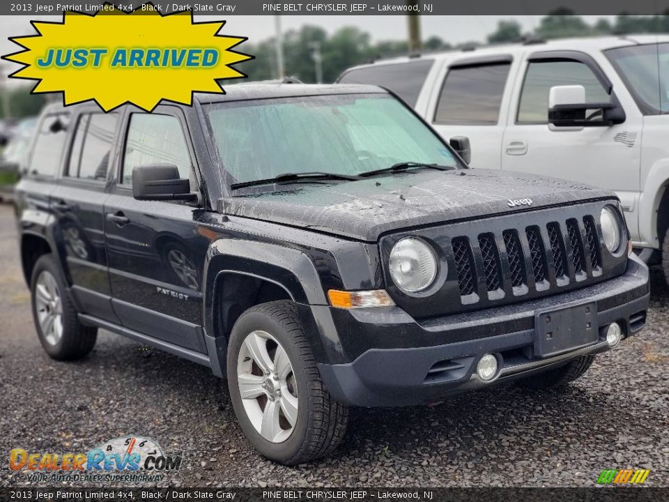 2013 Jeep Patriot Limited 4x4 Black / Dark Slate Gray Photo #1