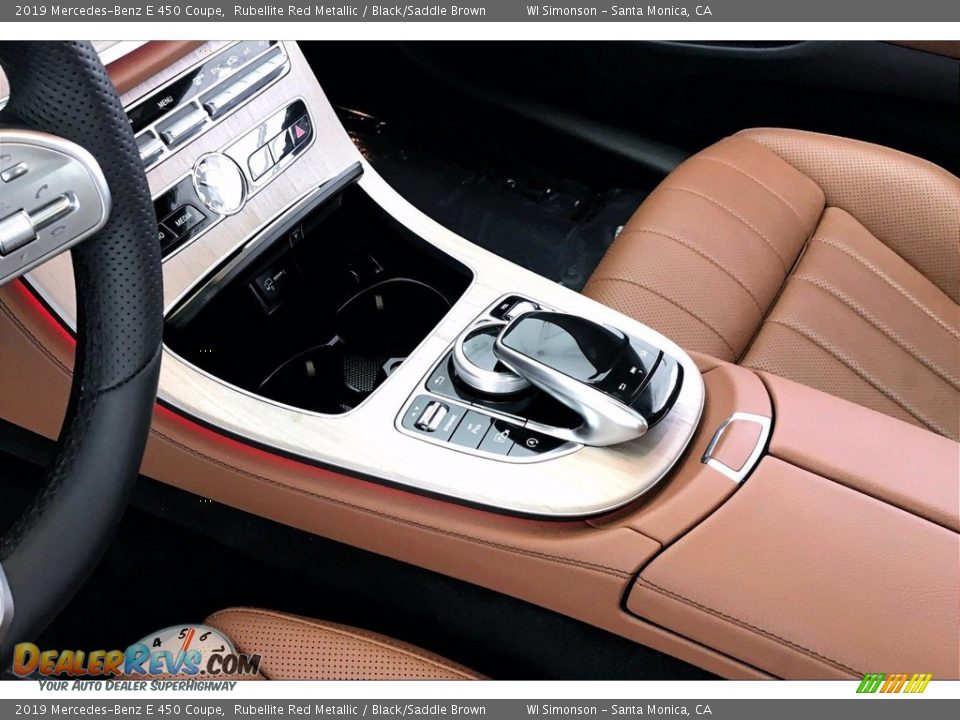 2019 Mercedes-Benz E 450 Coupe Rubellite Red Metallic / Black/Saddle Brown Photo #23
